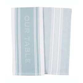 Toallas de cocina multiusos Our Table™ color azul neblina