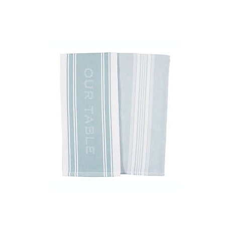 Toallas de cocina multiusos Our Table™ color azul neblina