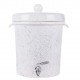 Filtro de agua mediano de cerámica Ecofiltro® 8L color blanco con puntos