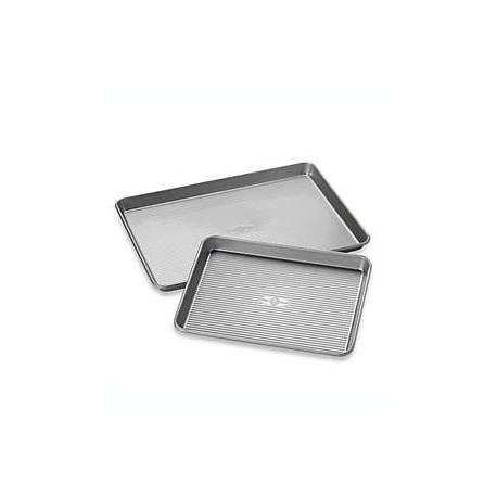 Charolas para hornear de acero aluminizado USA Pan®, Set de 2 pzas.