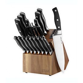 Cuchillos de acero de alto carbono Chicago Cutlery® Insignia Classic con base color negro, Set de 18 piezas