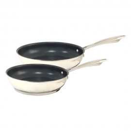 Set de sartenes de acero inoxidable Cuisinart® antiadherentes