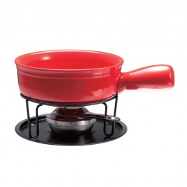 Fondue de cerámica Makom Home® de 1.98 L color rojo