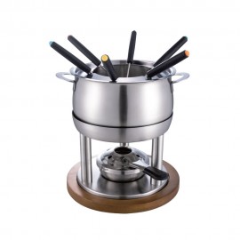 Fondue de acero inoxidable Kasablanka™ de 1.89 L color plata