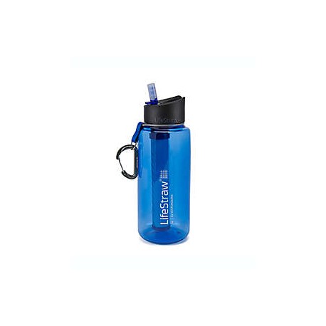 Botella de plástico con filtro de agua Lifestraw® Go color azul