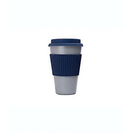 Termo de fibra de bambú Simply Essential™ de 380 mL color gris