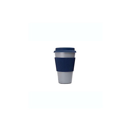 Termo de fibra de bambú Simply Essential™ de 380 mL color gris