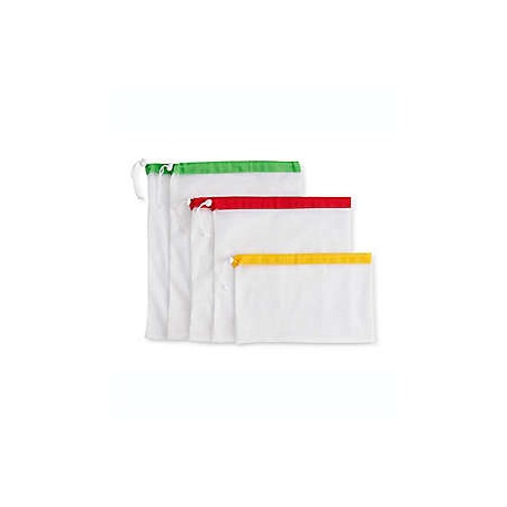 Bolsas reutilizables para vegetales de tela Natural Home™ Set de 5 pzas.