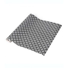 Forro adhesivo para cajón y repisa Con-Tact™ con diseño de diamantes color gris