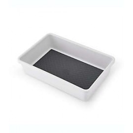 Organizador para cajones Simply Essential™  de 15.24 x 22.86 cm color gris