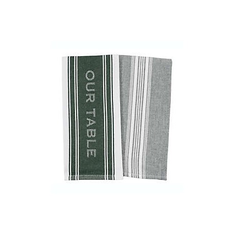 Toallas de cocina multiusos Our Table™ color verde