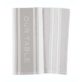 Toallas de cocina multiusos Our Table™ color gris
