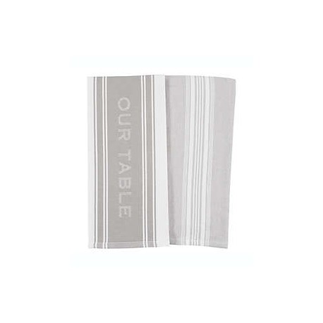Toallas de cocina multiusos Our Table™ color gris