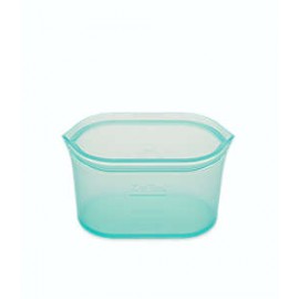 Contenedor para alimentos chico de silicón ZipTop™ de color turquesa