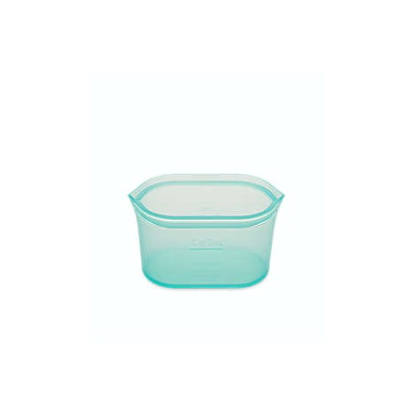 Contenedor para alimentos chico de silicón ZipTop™ de color turquesa