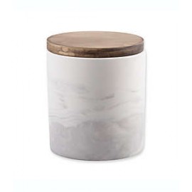 Frasco marmoleado con tapa de porcelana Artisanal Kitchen Supply® de 29.5 mL
