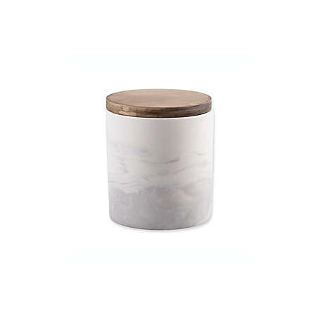 Frasco marmoleado con tapa de porcelana Artisanal Kitchen Supply® de 29.5 mL