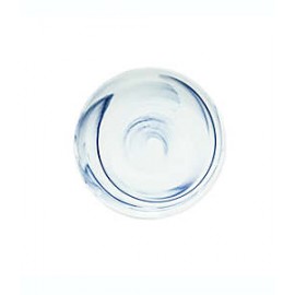 Plato para ensalada de porcelana Artisanal Kitchen Supply® con diseño de mármol color azul