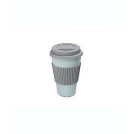 Termo de fibra de bambú Simply Essential™ de 380 mL color menta