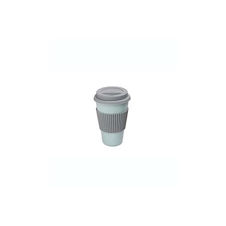 Termo de fibra de bambú Simply Essential™ de 380 mL color menta