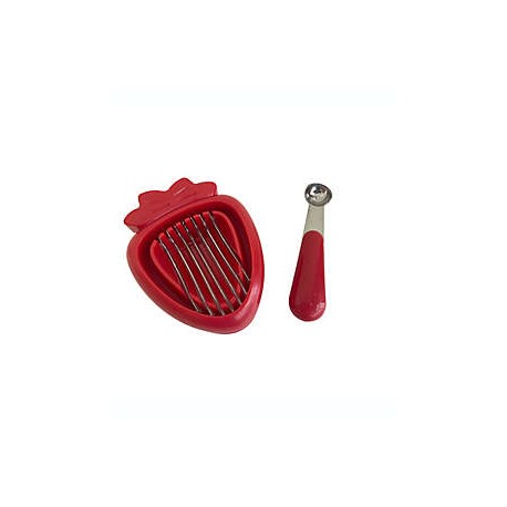 Set para rebanar y descorazonar fresas Simply Essential™