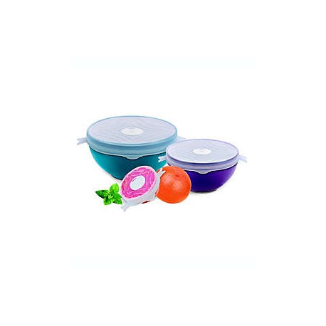 Set de tapas de silicón Uni-Lid®, 3 piezas