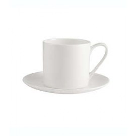 Taza grande Our Table™ Sawyer con plato color blanco
