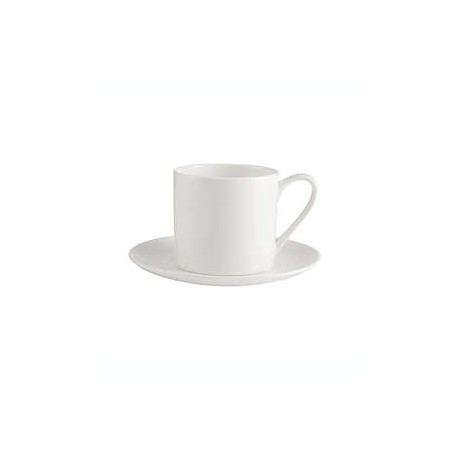 Taza grande Our Table™ Sawyer con plato color blanco