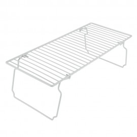 Repisa organizadora apilable para platos Metaltex® color blanco