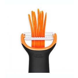 Pelador de acero inoxidable en Y OXO Good Grips® dentado