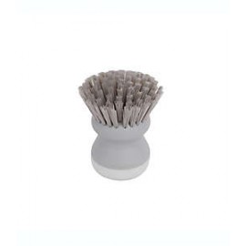 Cepillo redondo para platos con mango Simply Essential™ en blanco