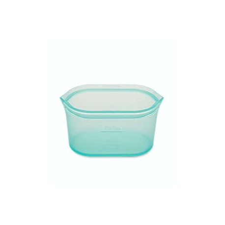 Contenedor para alimentos grande de silicón ZipTop™ de color turquesa