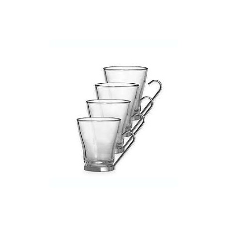 Tazas para capuchino de vidrio Bormioli Rocco Oslo®, Set de 4