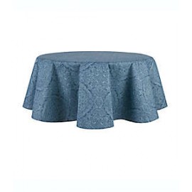 Mantel redondo Bee & Willow™ plastificado de 1.77 m color azul marino