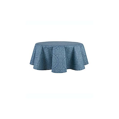 Mantel redondo Bee & Willow™ plastificado de 1.77 m color azul marino