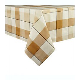 Mantel rectangular laminado Bee & Willow™ Tonal de 1.52 x 2.13 m a cuadros color amarillo