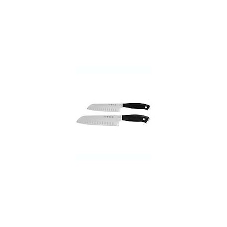 Cuchillos de acero inoxidable santoku J.A. Henckels International® Forged Elite™, Set de 2 pzas.